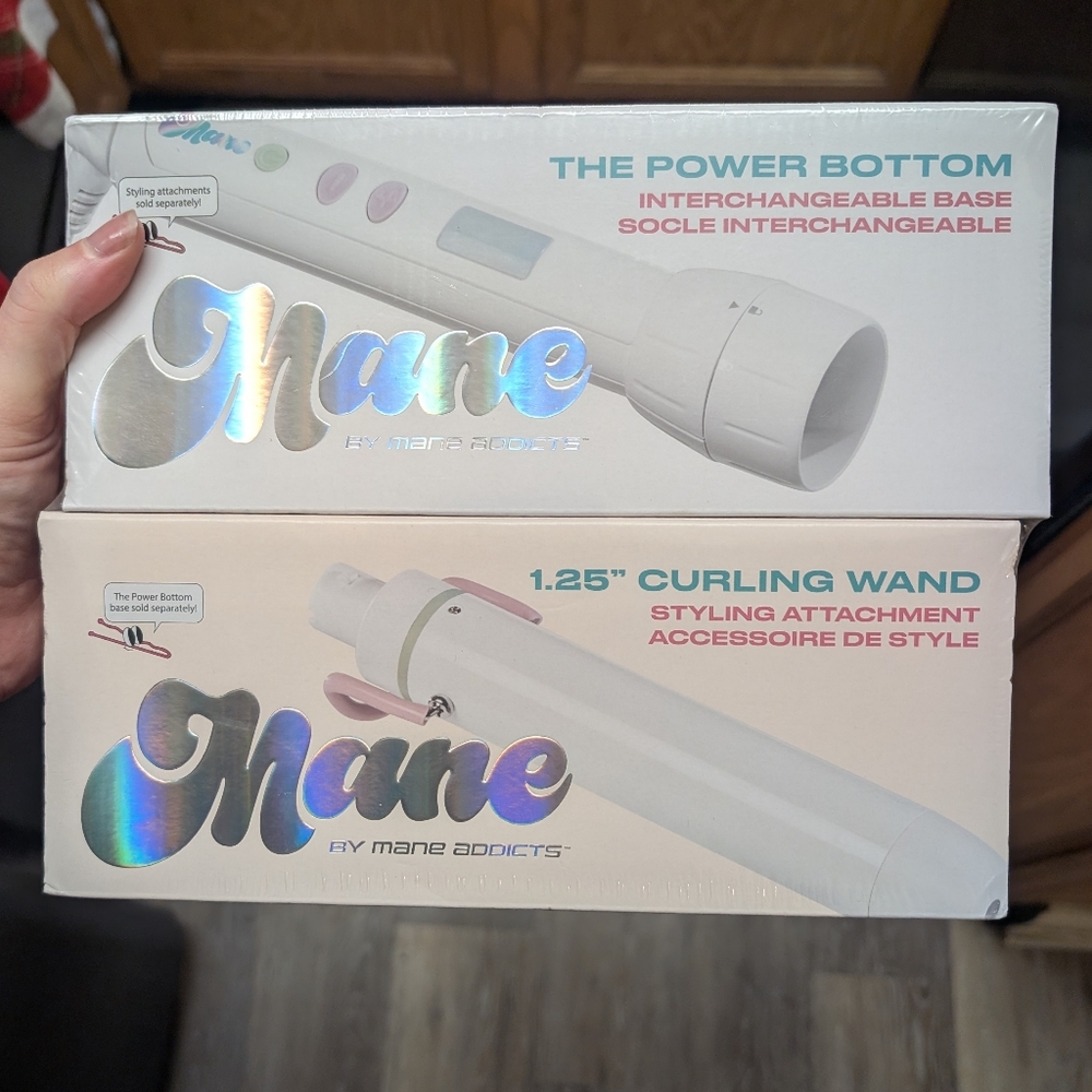 Mane 1.25" Curling Wand with Interchangeable Base